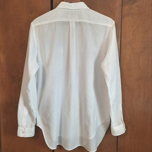 Ralph Lauren Denim & Supply Cotton RL Boyfriend Shirt Size L - Picture 2 of 10